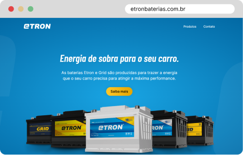 Website Etron Baterias